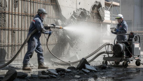 Hydrodémolition : la solution innovante pour rénover efficacement le béton endommagé